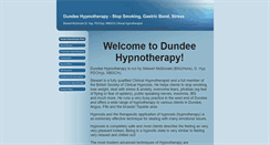 Desktop Screenshot of dundeehypnotherapy.co.uk