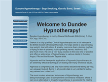Tablet Screenshot of dundeehypnotherapy.co.uk